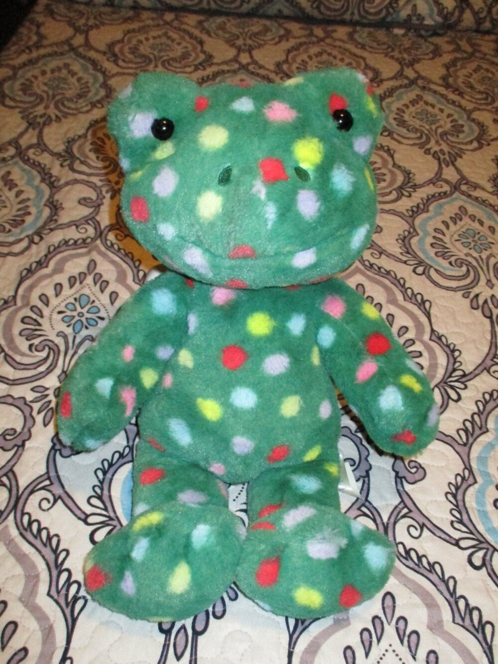 Build a bear Christmas Frog Mistle Toad